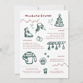 ミスタントーとマルガリータ | クリスマスバチェロレッテ 招待状 (裏面)