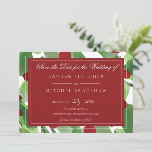 ミスタントーのクリスマス結婚の下で セーブザデート (スタンド正面)