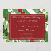 ミスタントーのクリスマス結婚の下で セーブザデート (正面/裏面)