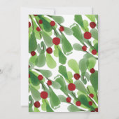 ミスタントーのクリスマス結婚の下で 招待状 (裏面)