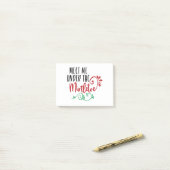 ミスタントーのポストイットのノートの下で私に会う ポストイット (デスク上)