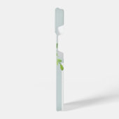 ミスタントーの下で私に会うおもしろいクリスマスサンタユーモア iPhoneケース (左側面)