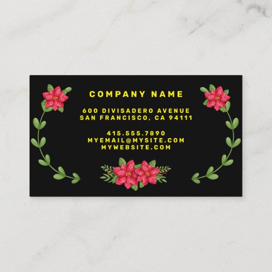 ミスタントーカスタマイズ格言カラーと文字 名刺 (裏面)