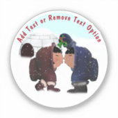 ミスタントーキスクリスマス シール (正面)