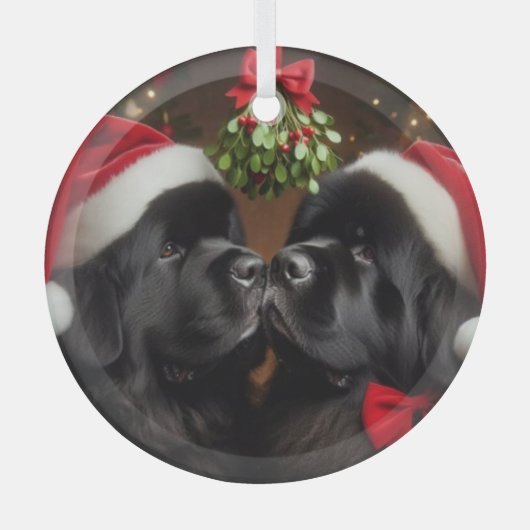 ミスタントーキス下の新作 ガラスオーナメント (正面)