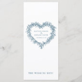 ミスタントーハートブルー結婚ホワイトのメニュー メニュー (正面)