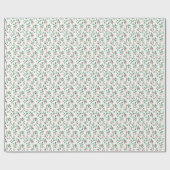 ミスタントーフェスティバルクリスマスホリデーグリーナリー ラッピングペーパー (フラット)