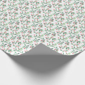 ミスタントーフェスティバルクリスマスホリデーグリーナリー ラッピングペーパー (角)