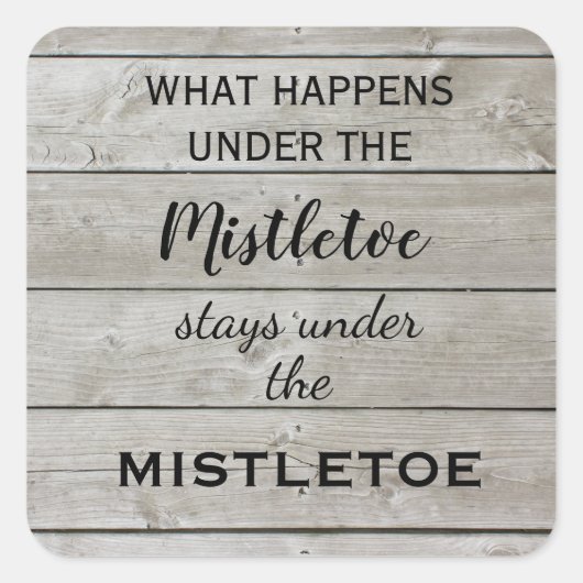 ミスタントーホリデイ スクエアシール (正面)