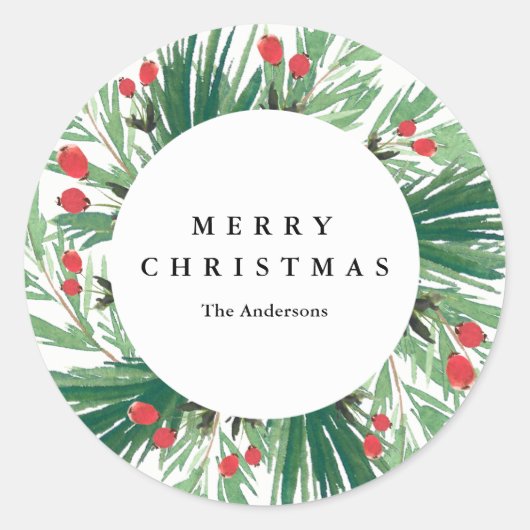 ミスタントーホリデーステッカー ラウンドシール (正面)