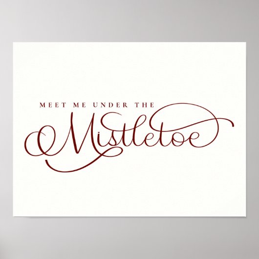 ミスタントーホリデーポスターの下で私に会う ポスター (正面)