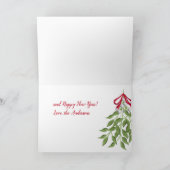 ミスタントーホリデー折り畳みフォトカード カード (内部)