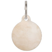 ミスタントーマナーウォーターカラーフローラドッグオブオナー ペット　ネームタグ (裏面)