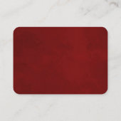 ミスタントーマナーウォーターカラー結婚フローラのスケジュール エンクロージャーカード (裏面)