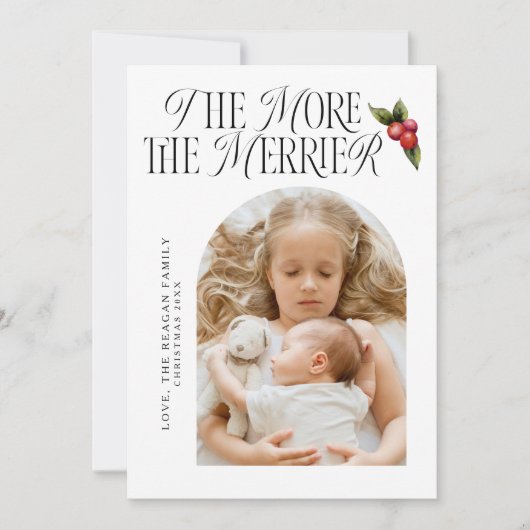 ミスタントーメリークリスマス誕生 案内状 (正面)