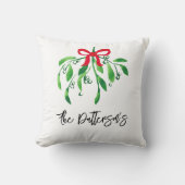 ミスタントー名フェスティバルクリスマスキス私キープサケ クッション (正面)