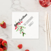 ミスタントー – クリスマスナプキン スタンダードカクテルナプキン (インサイチュ)