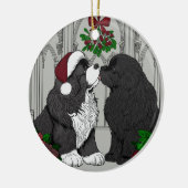 ミスタントー・ニューファンドランドの下で会う セラミックオーナメント (左)