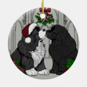 ミスタントー・ニューファンドランドの下で会う セラミックオーナメント (裏面)