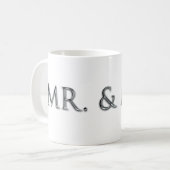 ミスターそしてミセス コーヒーマグカップ (正面左)