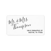 ミスターそしてミセス |毎日のエレガンス |アドモダンレス ラベル (正面)