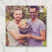 ミスターとミスター結婚ズのモノグラムの2つのgrooms金ゴールド フェイバータグ (裏面)