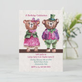 ミスターとミセス·ベア·招待状 招待状 (スタンド正面)