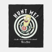 ミスターはいつも狩られたがる フリースブランケット (正面)