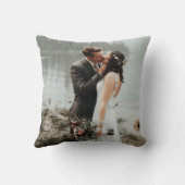 ミスターアンドミセスパイン クリスマスツリーの写真 ファーストクリスマス クッション (裏面)