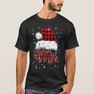 ミスターアンドミセス・クラウスのクリスマスカップルおそろいパジャマ Tシャツ