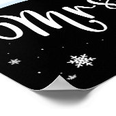 ミスターアンドミセス・クラウス クリスマスパジャマ 夫婦おそろい ポスター (角)