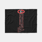 ミスターオリンピア女子男性へフィットネスボディビル フリースブランケット (正面(横))