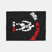 ミスターオリンピア2019ジムボディビルフィットネストレーニング フリースブランケット (正面(横))