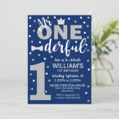 ミスターオンデァフル インビテーション ロイヤルネイビー シルバーボーイ (スタンド正面)