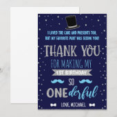 ミスターオンデァフル 感謝カード20-15 招待状 (正面/裏面)