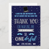 ミスターオンデァフル 感謝カード 20-15 招待状 (正面/裏面)