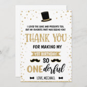 ミスターオンデァフル 感謝カード 20-16 招待状 (正面/裏面)