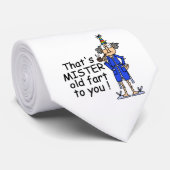 ミスターオールドファルト誕生日ユーモア ネクタイ (ロール)