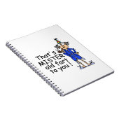 ミスターオールドファルト誕生日ユーモア ノートブック (右側)