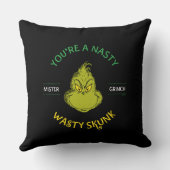 ミスターグインチ あなたは水の扱いにく多いスカンク クッション (裏面)