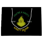 ミスターグインチ あなたは水の扱いにく多いスカンク ラージペーパーバッグ (正面)