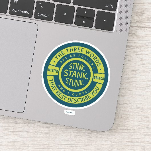 ミスターグインチ | Stink Stank Stunk引用文 シール (詳細)