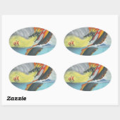 ミスターストアーワーム 楕円形シール (シート)