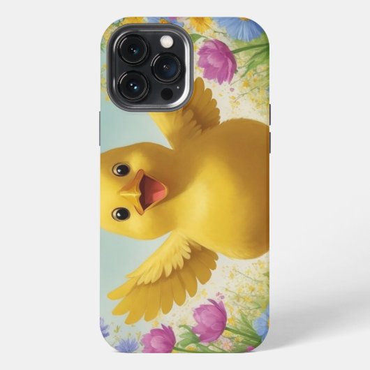 ミスターチキンイースター電話ケース iPhoneケース (裏面)