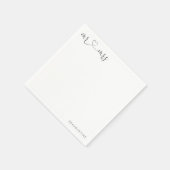 ミスターパーソナライズされた・アンド・ミセス結婚・ナプキン スタンダードカクテルナプキン (角)