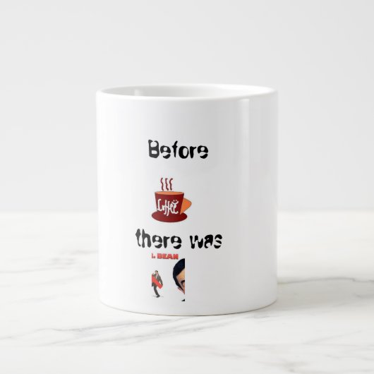 ミスタービーンコーヒーマグ ジャンボコーヒーマグカップ (正面)