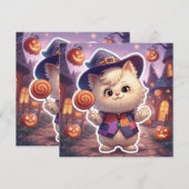 ミスターブラフィー - ハロウィンの優しきブラフマスター 招待状 (正面/裏面)