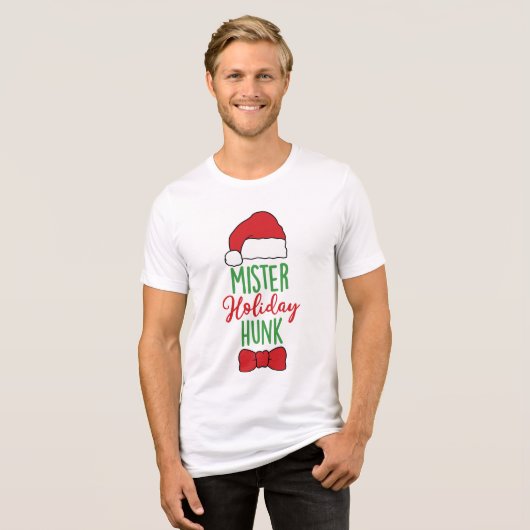 ミスターホリデーハンククリスマモダンスホリディーズ トライブレンドTシャツ (正面全面)