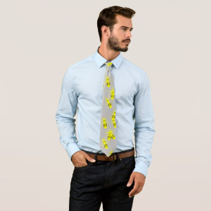 ミスターホーネットタイ イエロー グレー ネクタイ