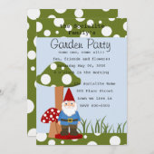 ミスターマッシュルームガーデン格言 招待状 (正面/裏面)